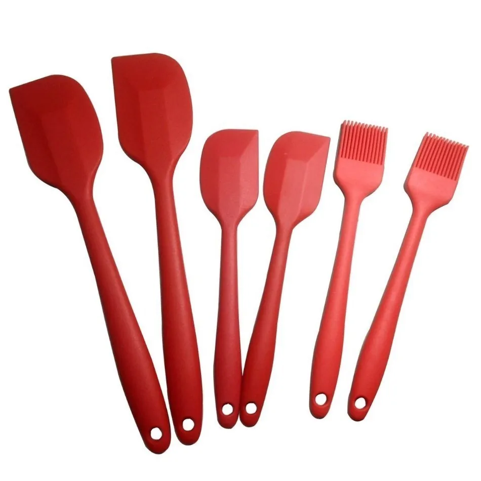 6pcs Kitchen Cooking Silicone Batter Spatula Kitchen Utensils Non-stick Baking Pastry Spatulas Fondant Cake Decorating Tools
6pcs Kitchen Cooking Silicone Batter Spatula Kitchen Utensils Non-stick Baking Pastry Spatulas Fondant Cake Decorating Tools