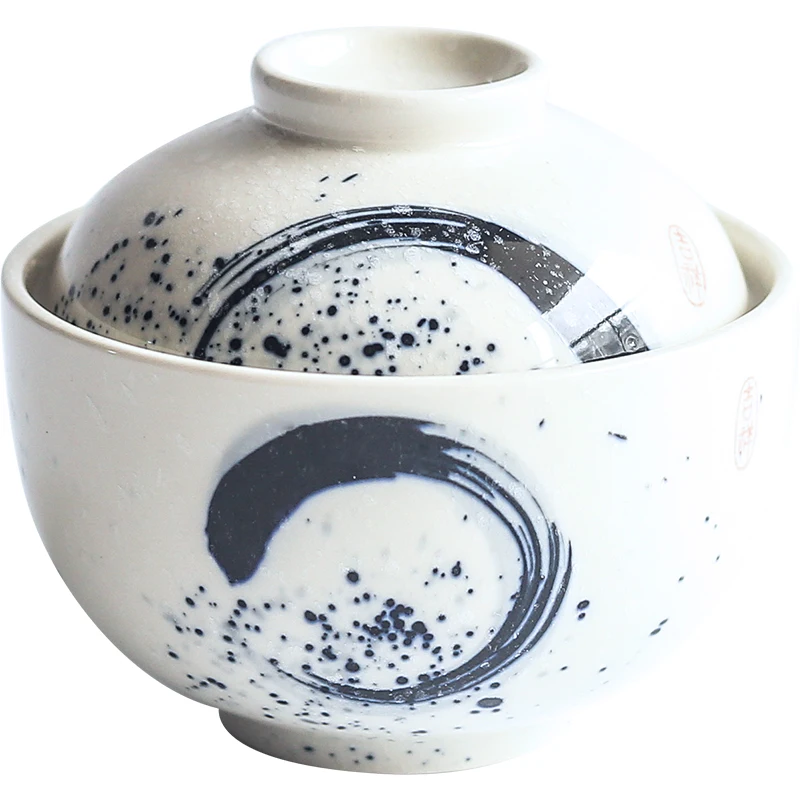 ANTOWALL Small tureen commercial home use soup bowl with lid ceramic Japanese tableware steamed egg dessert bowl
ANTOWALL Small tureen commercial home use soup bowl with lid ceramic Japanese tableware steamed egg dessert bowl