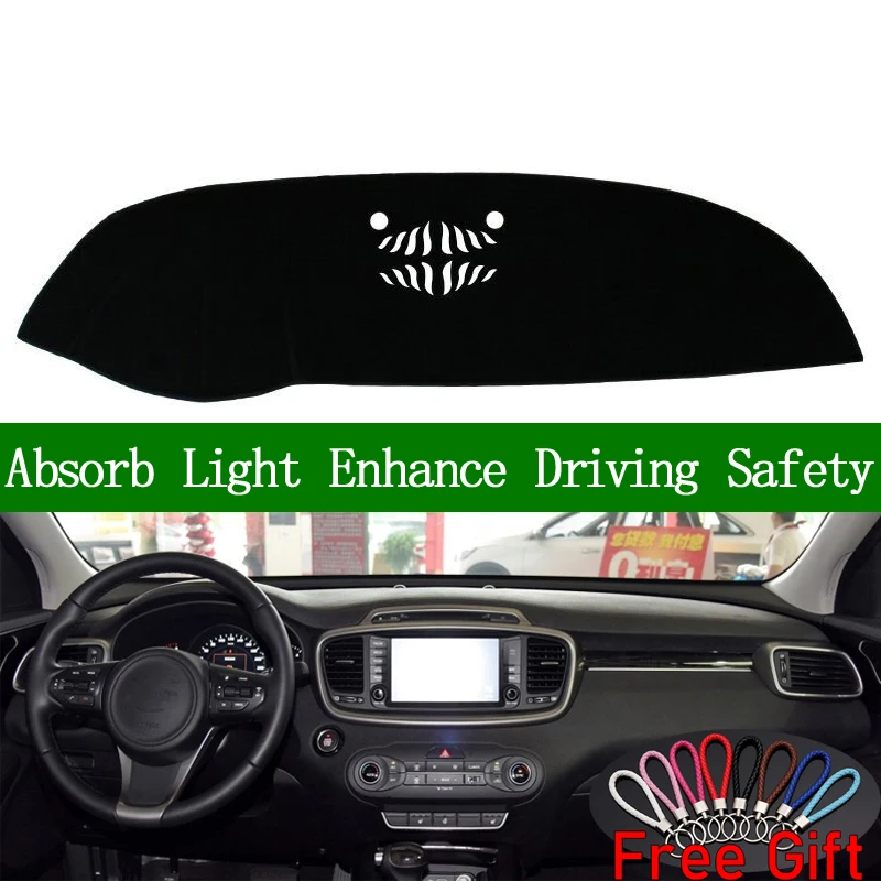 For kia sorento 2015 2016 2017 2018 Dashboard Cover Sun Shade Non-slip Dash Mat Pad Carpet Car Stickers Interior Accessories
For kia sorento 2015 2016 2017 2018 Dashboard Cover Sun Shade Non-slip Dash Mat Pad Carpet Car Stickers Interior Accessories