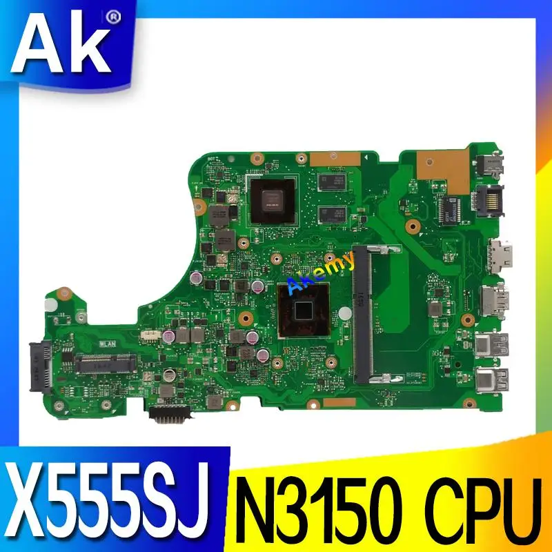 X555SJ Notebook Motherboard N3150 CPU For Asus X555 X555S X555SJ A555S laptop Motherboard X555SJ Mainboard X555SJ motherboard
X555SJ Notebook Motherboard N3150 CPU For Asus X555 X555S X555SJ A555S laptop Motherboard X555SJ Mainboard X555SJ motherboard
