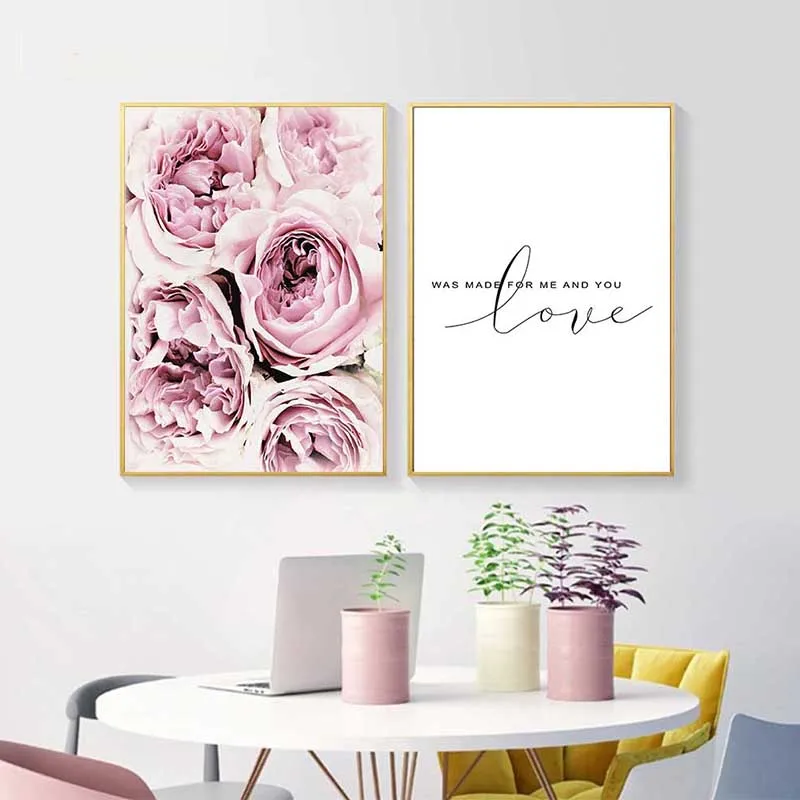 Scandinavian Canvas Painting Quotes Wall Art Pink Flowers Posters and Prints Pictures for Living Room Modern Home Decoration
Scandinavian Canvas Painting Quotes Wall Art Pink Flowers Posters and Prints Pictures for Living Room Modern Home Decoration