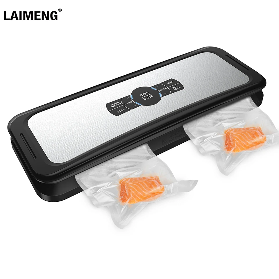 LAIMENG Automatic Vacuum Sealer Food Sealing Machine Vacuum Packaging Food Grade Plastic Vacuum Bags Kitchen Appliance S230
LAIMENG Automatic Vacuum Sealer Food Sealing Machine Vacuum Packaging Food Grade Plastic Vacuum Bags Kitchen Appliance S230