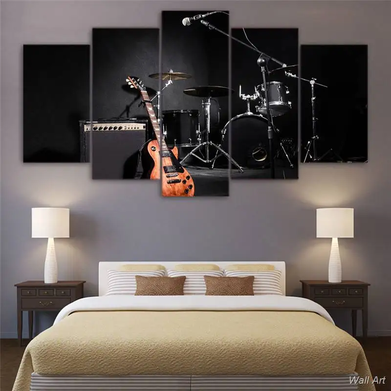 Hd Printed 5 Piece Canvas Painting Music Guitar Drum Instruments Posters And Prints Wall Art Canvas Free Shipping -92844-YP
Hd Printed 5 Piece Canvas Painting Music Guitar Drum Instruments Posters And Prints Wall Art Canvas Free Shipping -92844-YP