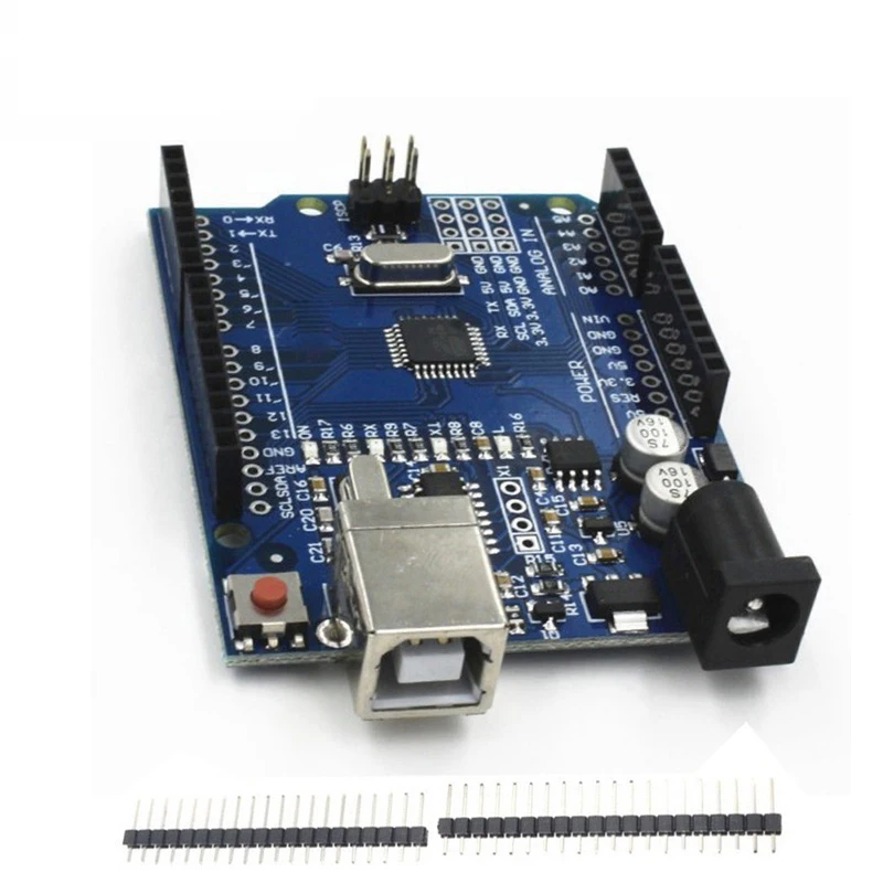 UNO R3 (CH340G) MEGA328P для Arduino smart electronics высокого качества один Комплект (без кабеля USB)