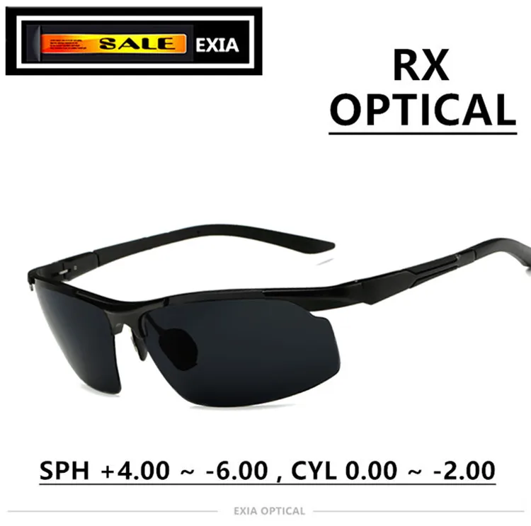 Prescription Men Sunglasses RX Optical Lenses MR-8 1.61 Index Super Tough KD-114 Series
Prescription Men Sunglasses RX Optical Lenses MR-8 1.61 Index Super Tough KD-114 Series