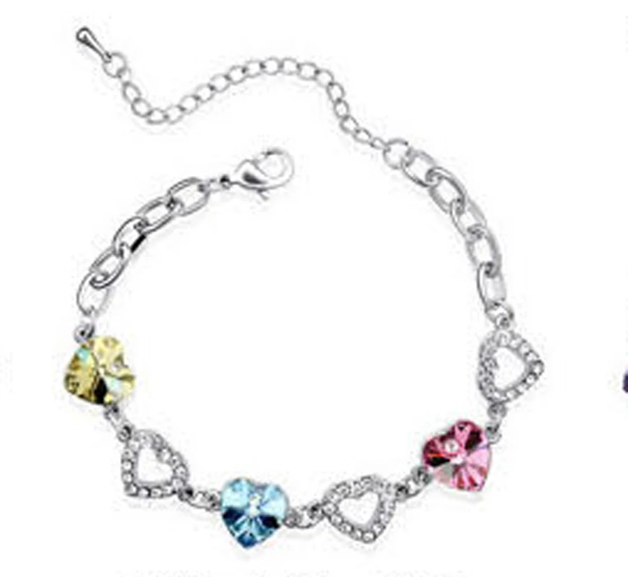 Austrian Crystal Vanilla Sky soulmate crystal bracelet - heart have 2485 Korean jewelry wholesale
Austrian Crystal Vanilla Sky soulmate crystal bracelet - heart have 2485 Korean jewelry wholesale