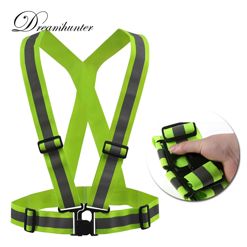 adjustable Night running safety protective reflective vest Harness Belt elastic Outdoor Cycling Unisex Waistcoat Jogging Biking
adjustable Night running safety protective reflective vest Harness Belt elastic Outdoor Cycling Unisex Waistcoat Jogging Biking