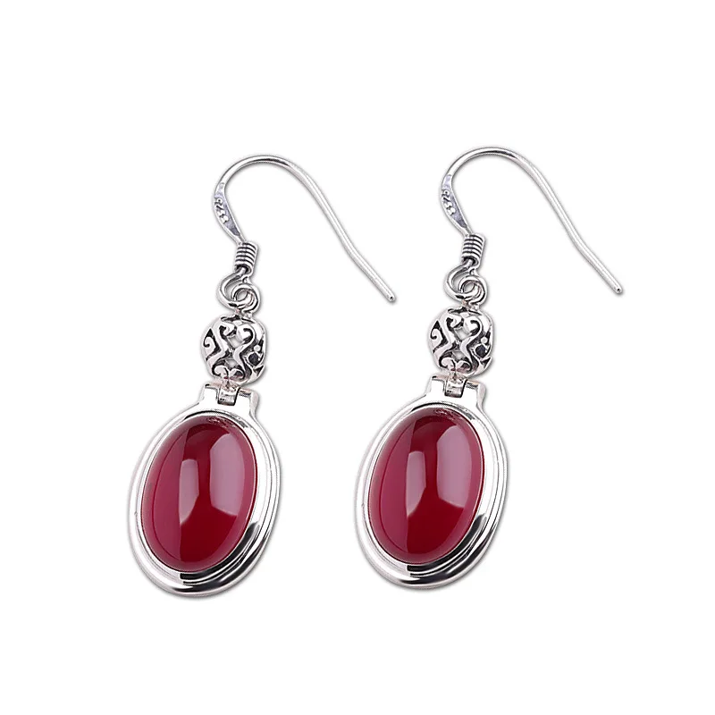 2019 New Red Garnet Drop Earrings 925 Sterling Silver Elegant Oval Drop Earrings for Women Brincos Bijoux Wedding Fine Jewelry
2019 New Red Garnet Drop Earrings 925 Sterling Silver Elegant Oval Drop Earrings for Women Brincos Bijoux Wedding Fine Jewelry