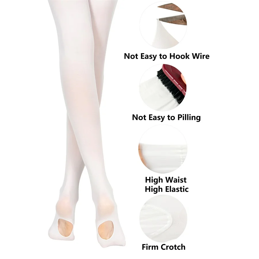 3 Pairs Kids and Adults Convertible Tights Dance Stocking Women Ballet Pantyhose
3 Pairs Kids and Adults Convertible Tights Dance Stocking Women Ballet Pantyhose