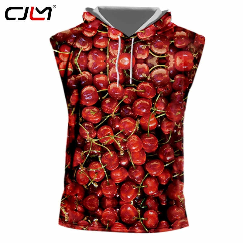 CJLM Personality 3D Full Printed Man Red Cherry Hooded Tank Top Funny Unisex Vest Men's Delicious Fruit TankTop
CJLM Personality 3D Full Printed Man Red Cherry Hooded Tank Top Funny Unisex Vest Men's Delicious Fruit TankTop