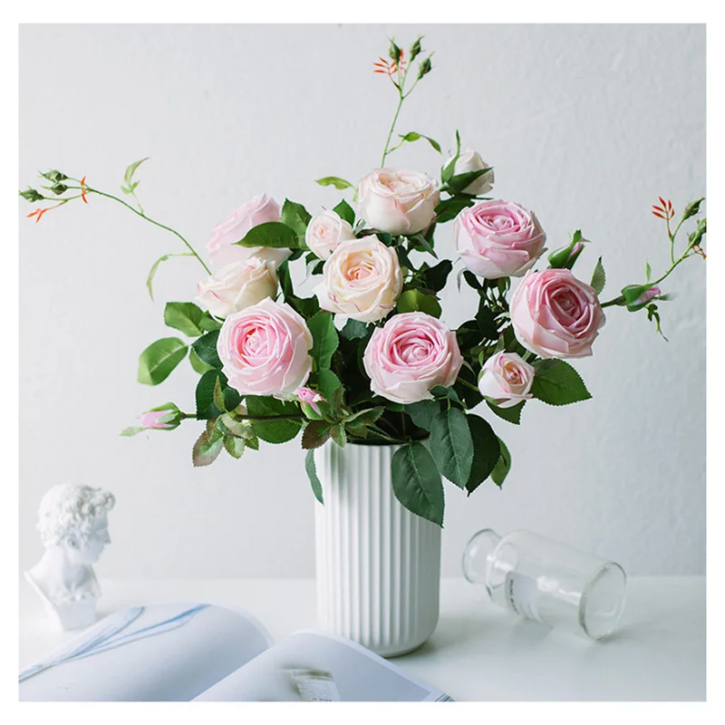 artificial roses real touch High quality Wedding silk flower decorative fake roses home flower decoration accessories
artificial roses real touch High quality Wedding silk flower decorative fake roses home flower decoration accessories
