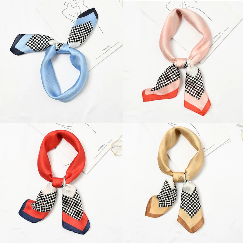yishine Wholesale 20pcs 4 Colors Multifunction Cute Dot Women Satin Wraps Scarves Shawl Polyester Silk Scarf Handkerchief
yishine Wholesale 20pcs 4 Colors Multifunction Cute Dot Women Satin Wraps Scarves Shawl Polyester Silk Scarf Handkerchief