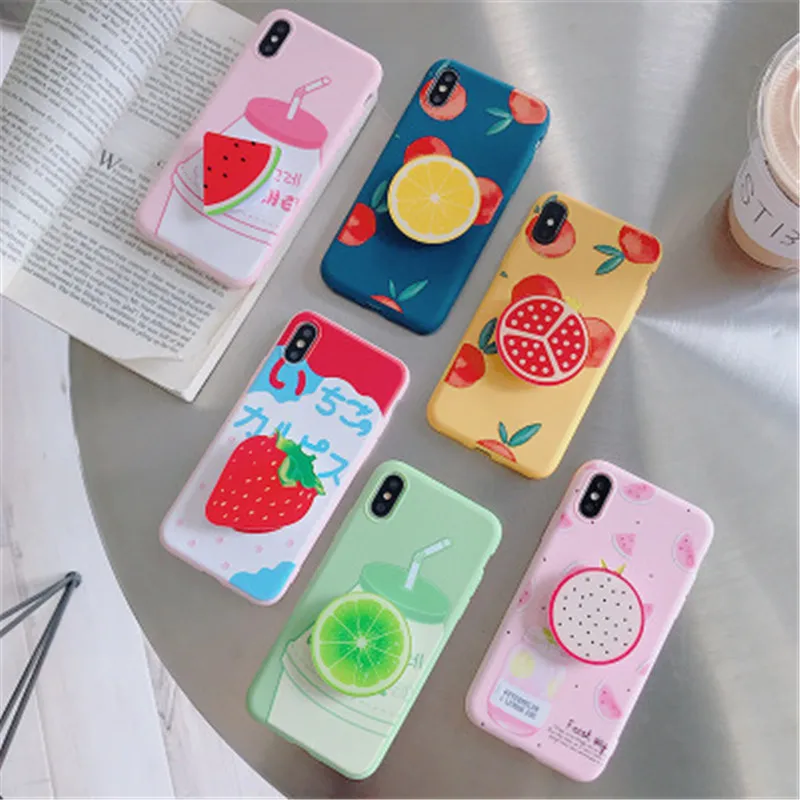 Модная летняя подставка для фруктов чехол телефона iPhone 6s 7 8 plus мобильного XR XS max