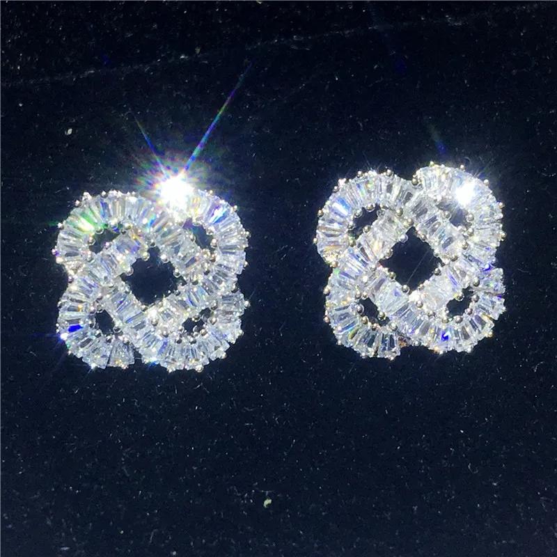 Handmade Across Earrring AAAAA Cz Real 925 sterling silver Statement Wedding Stud Earrings for women Bridal Party Jewelry Gift
Handmade Across Earrring AAAAA Cz Real 925 sterling silver Statement Wedding Stud Earrings for women Bridal Party Jewelry Gift
