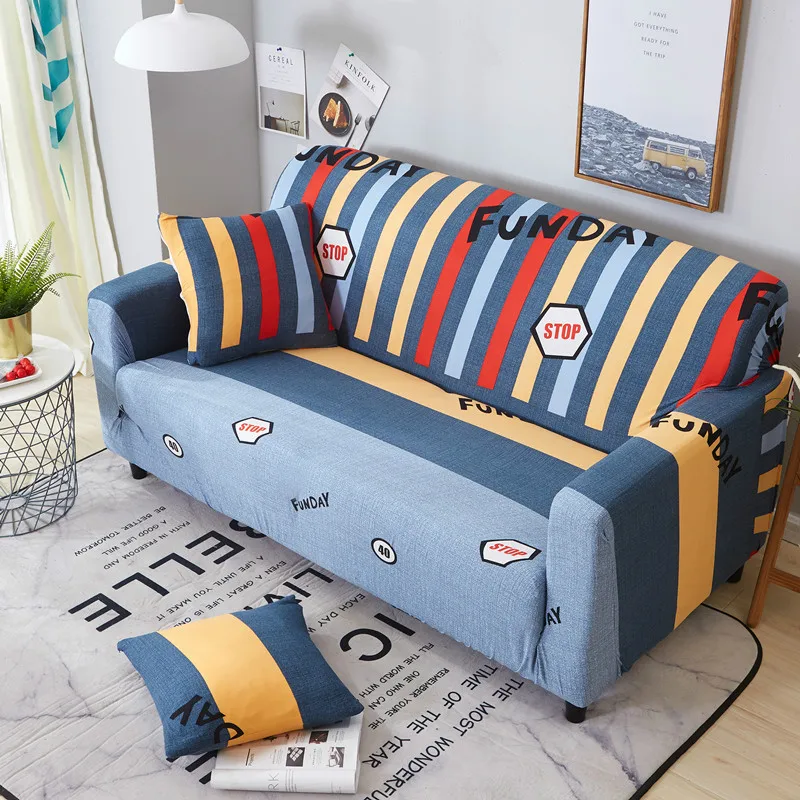 Morden Cartoon Stripe Sofa Slipcovers Tight Wrap All-inclusive Slip-resistant Elastic Cubre Sofa Towel Corner Sofa Cover
Morden Cartoon Stripe Sofa Slipcovers Tight Wrap All-inclusive Slip-resistant Elastic Cubre Sofa Towel Corner Sofa Cover