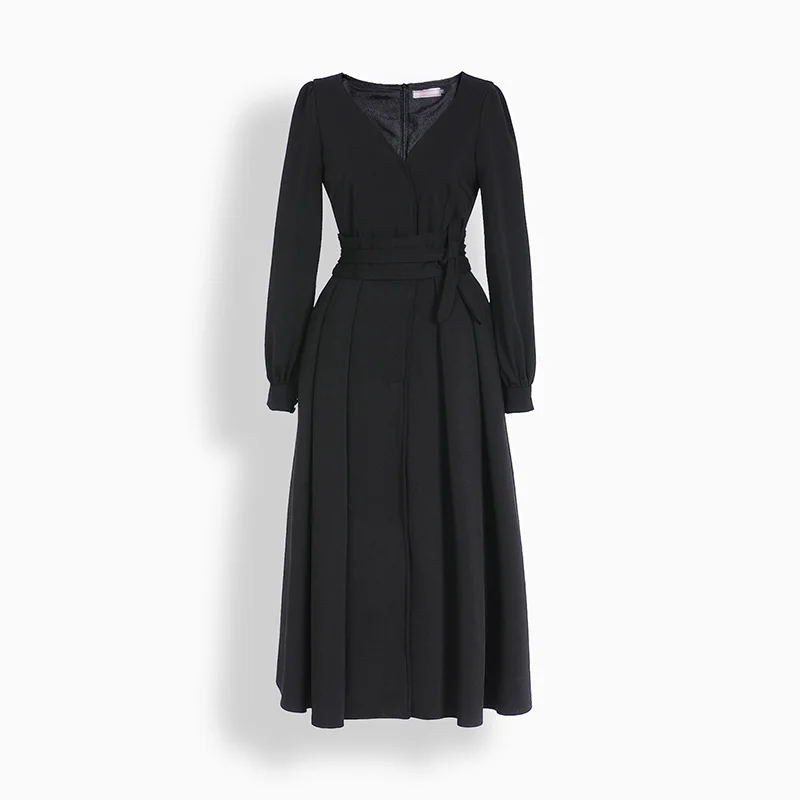European customize Plus Size 3XS-10XL high-end female Spring Autumn sexy slim V-neck large swing slit maxi long dresses
European customize Plus Size 3XS-10XL high-end female Spring Autumn sexy slim V-neck large swing slit maxi long dresses
