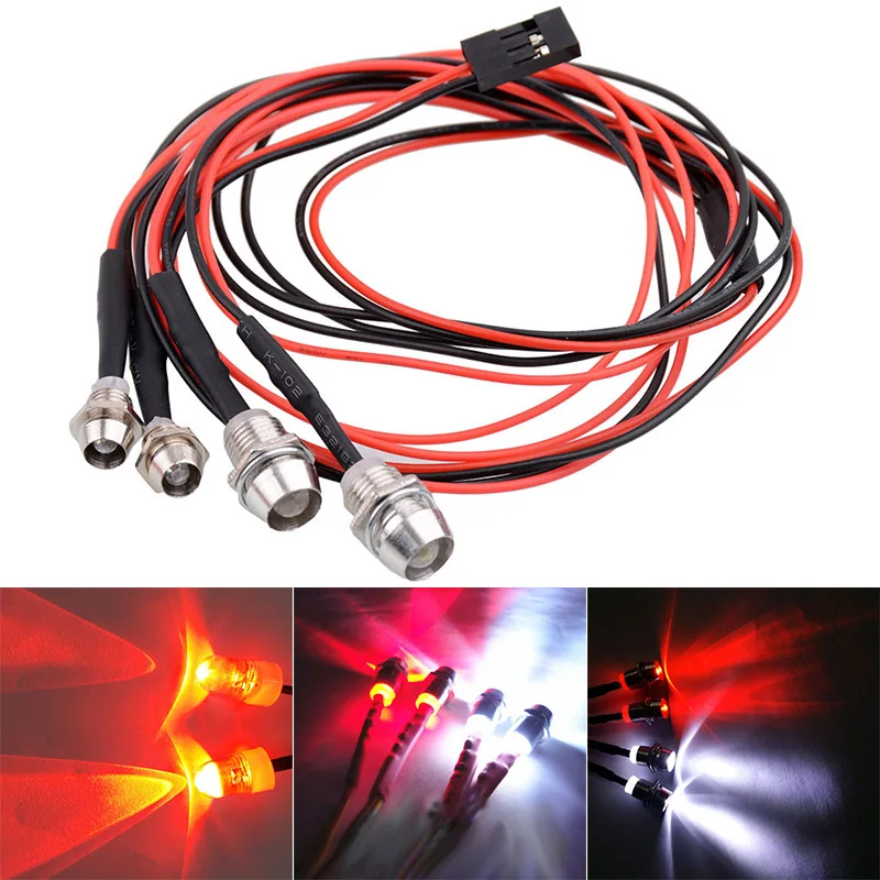 2/4 Lights 70cm Lenght RC LED Night Headlamps Headlights 3/5mm LED Light for Model Drift Crawler Car For RC Car NSV775
2/4 Lights 70cm Lenght RC LED Night Headlamps Headlights 3/5mm LED Light for Model Drift Crawler Car For RC Car NSV775