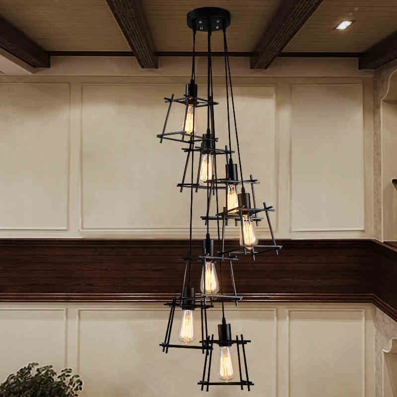 Black Hanging Pendant Lights Fixture Home Indoor Lighting American Industrial Retro Droplight Vintage Hanging Lamps Luminaire
Black Hanging Pendant Lights Fixture Home Indoor Lighting American Industrial Retro Droplight Vintage Hanging Lamps Luminaire