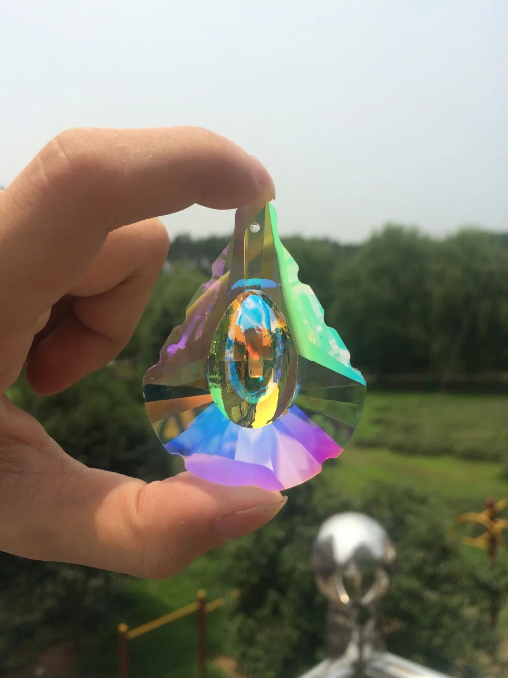 50pcs 63mm Gorgeous Colorful changes Crystal Hanging chandelier pendants, Rainbow AB Crystal Glass suncatcher Prisms
50pcs 63mm Gorgeous Colorful changes Crystal Hanging chandelier pendants, Rainbow AB Crystal Glass suncatcher Prisms