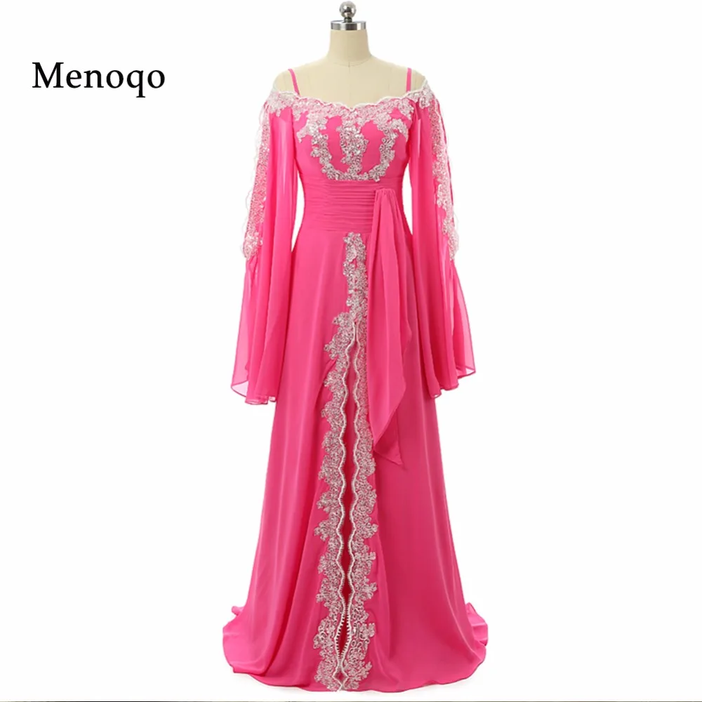Muslim Women Long Sleeve Applique Floor Length Chiffon Italian Prom Dress Real Sample Elegant High Quality Evening Dresses
Muslim Women Long Sleeve Applique Floor Length Chiffon Italian Prom Dress Real Sample Elegant High Quality Evening Dresses