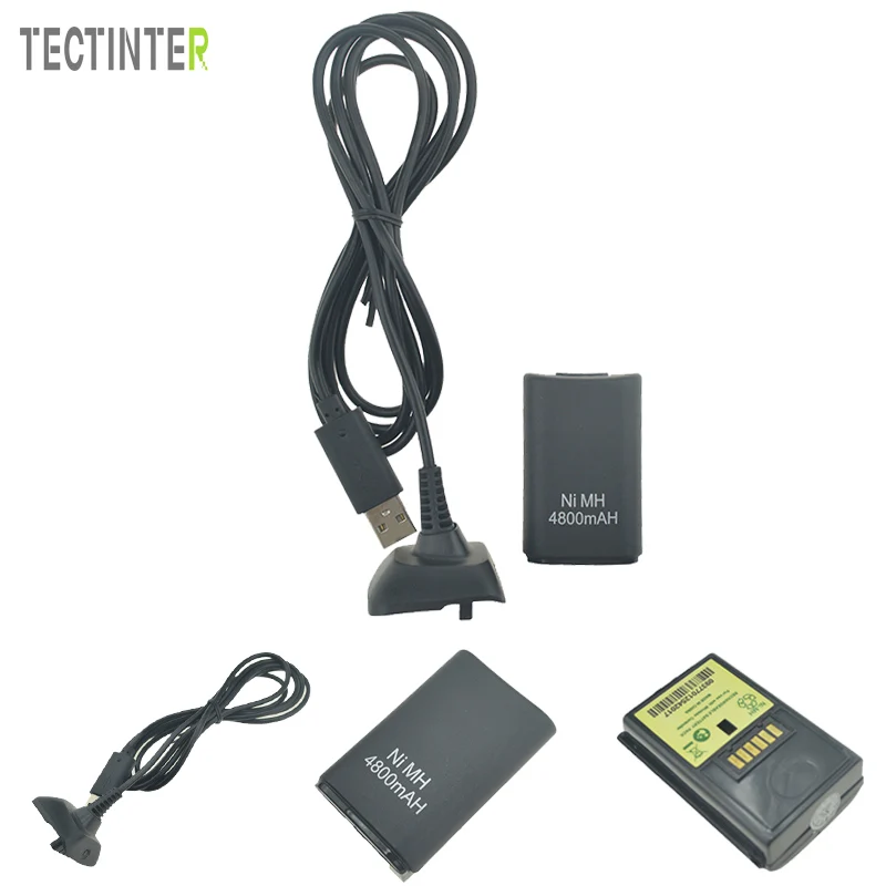 NEW For Xbox 360 Controller 4800mAh Battery Pack Charger Cable Wired Gamepads Battery Pack For Xbox360 Bateria Replacement
NEW For Xbox 360 Controller 4800mAh Battery Pack Charger Cable Wired Gamepads Battery Pack For Xbox360 Bateria Replacement