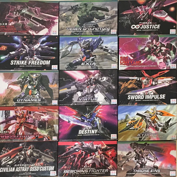 GAOGAO Gundam Model HG 1/144 Justice Freedom 00 Destiny Armor Unchained Mobile Suit Kids Toys With Holder
GAOGAO Gundam Model HG 1/144 Justice Freedom 00 Destiny Armor Unchained Mobile Suit Kids Toys With Holder