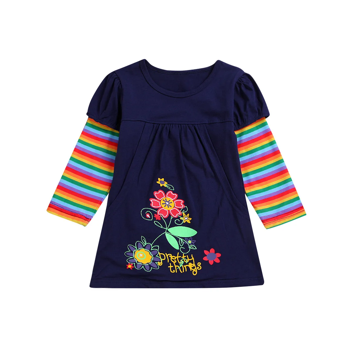 2019 Fashion Spring Baby Girls Dresses Pure Cotton Kids Dress for Girl Elegant Children frocks Clothes Blue do embroidery Flower
2019 Fashion Spring Baby Girls Dresses Pure Cotton Kids Dress for Girl Elegant Children frocks Clothes Blue do embroidery Flower