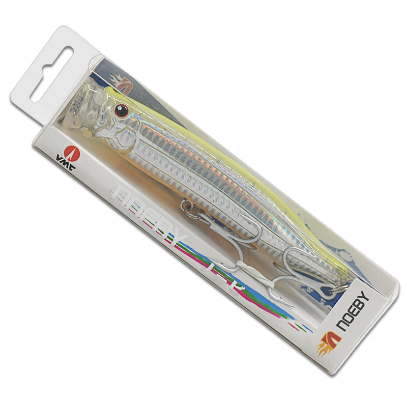 NOEBY Popper Bait 150mm 54.5g VMC Hook Top Water Hard Fishing Lure Isca Artificial Para Pesca Leurre Peche Souple Fishing Tackle
NOEBY Popper Bait 150mm 54.5g VMC Hook Top Water Hard Fishing Lure Isca Artificial Para Pesca Leurre Peche Souple Fishing Tackle