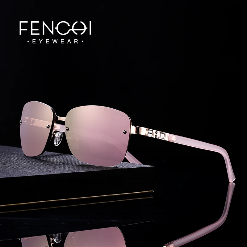 FENCHI Sunglasses Women Designer Brand Luxury Rimless Retro Sun Glasses Pink Mirror Rave Trendy Shades Oculos Feminino De Sol 
FENCHI Sunglasses Women Designer Brand Luxury Rimless Retro Sun Glasses Pink Mirror Rave Trendy Shades Oculos Feminino De Sol