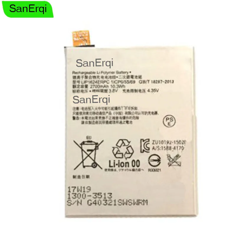 Battery Phone LIP1624ERPC Battery For Sony Xperia X Performance XP F8132 F8132 Mobile Replacement Rechargeable Battery
Battery Phone LIP1624ERPC Battery For Sony Xperia X Performance XP F8132 F8132 Mobile Replacement Rechargeable Battery