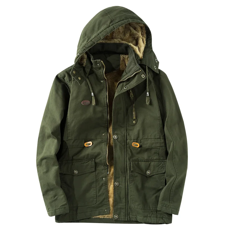 Drop shipping men winter jacket and coats thick velvet warm hood cap fleece thermal outwear AXP163
Drop shipping men winter jacket and coats thick velvet warm hood cap fleece thermal outwear AXP163