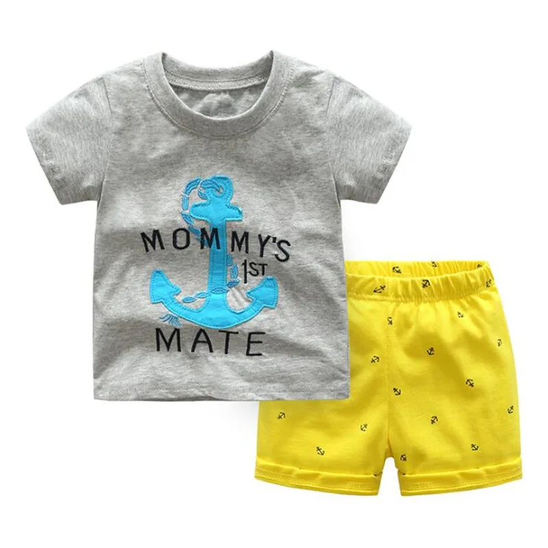 Summer 2 piece sets Toddler Kids Baby Boys short Sleeve T-shirt Tops+ shorts Trousers Outfits Clothes Sets 18m-6t
Summer 2 piece sets Toddler Kids Baby Boys short Sleeve T-shirt Tops+ shorts Trousers Outfits Clothes Sets 18m-6t