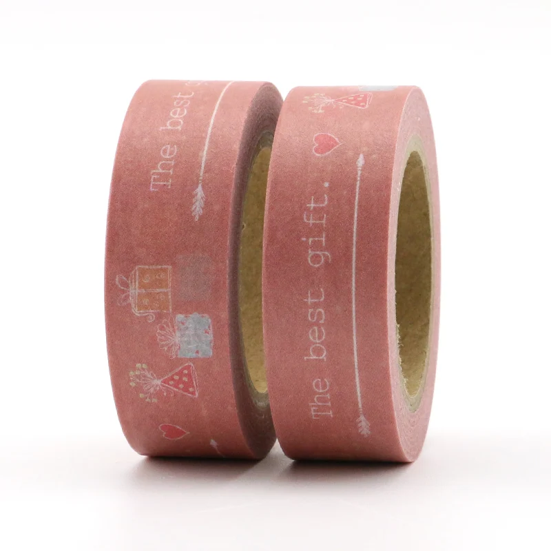1X "The best gift "Words Washi Tape 1.5*10meter Kawaii Scrapbooking Tools Masking Tape Christmas Photo Album Diy Decorative Tape
1X "The best gift "Words Washi Tape 1.5*10meter Kawaii Scrapbooking Tools Masking Tape Christmas Photo Album Diy Decorative Tape