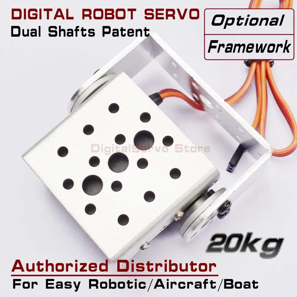DSSERVO RDS3115 RDS3120 15 кг 20 двухосный вал сервопривод металлическая Шестерня Arduino робот
