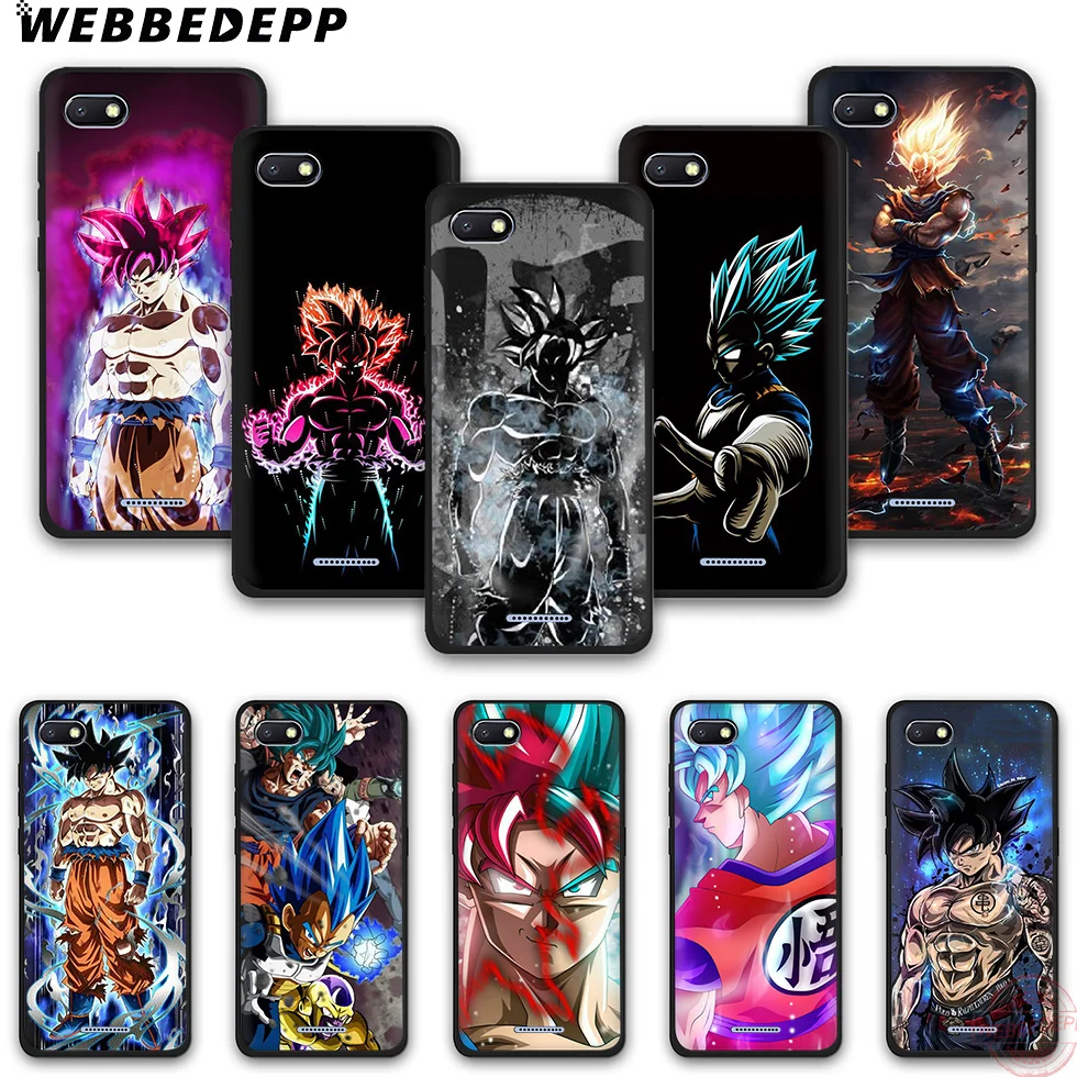 WEBBEDEPP Dragon Ball Z Супер игрушечные фигурки из игры DBZ (“Гоку Саян TPU чехол для телефона