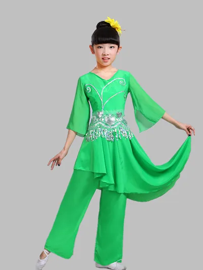 Embroidery Multi-color Yangko Dance Chinese Folk Dance Costumes Children Fan Yangko Classical Dance Stage Performance Clothing
Embroidery Multi-color Yangko Dance Chinese Folk Dance Costumes Children Fan Yangko Classical Dance Stage Performance Clothing