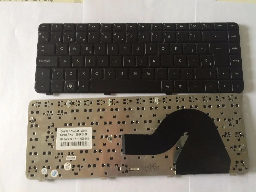 New Spanish SP keyboard for HP CQ42 G42 G42-154CA G42-224CA G42-228CA G42-328CA series Black laptop keyboard
New Spanish SP keyboard for HP CQ42 G42 G42-154CA G42-224CA G42-228CA G42-328CA series Black laptop keyboard