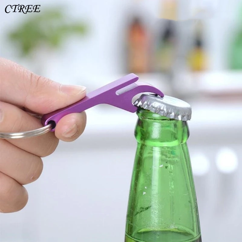 CETREE 1Pc Simple Multi-function Portable Beer Bottle Opener Keychain Personalized Pocket Aluminum Beer Bottle Coke Openers C648
CETREE 1Pc Simple Multi-function Portable Beer Bottle Opener Keychain Personalized Pocket Aluminum Beer Bottle Coke Openers C648