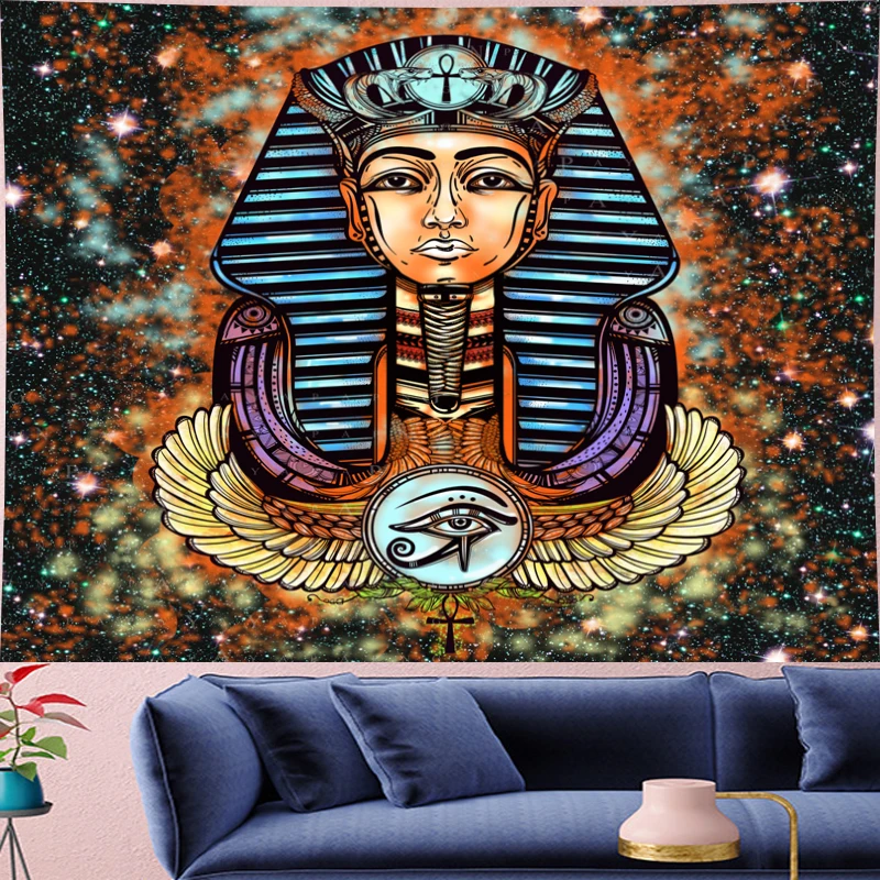 Egyptian Pharaoh Psychedelic Tapestry mandala Wall Hanging personality hippies Home Decor bohemian wall cloth Beach Mat
Egyptian Pharaoh Psychedelic Tapestry mandala Wall Hanging personality hippies Home Decor bohemian wall cloth Beach Mat