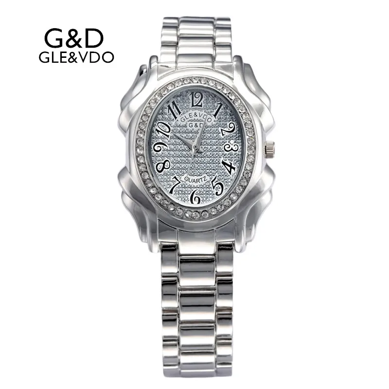 2017 G&D GLE&VDO Brand Luxury Womens Watches Silver Womem's Bracelet Watches Fashion Rhinestone Ladies Dress Watch reloj mujer
2017 G&D GLE&VDO Brand Luxury Womens Watches Silver Womem's Bracelet Watches Fashion Rhinestone Ladies Dress Watch reloj mujer