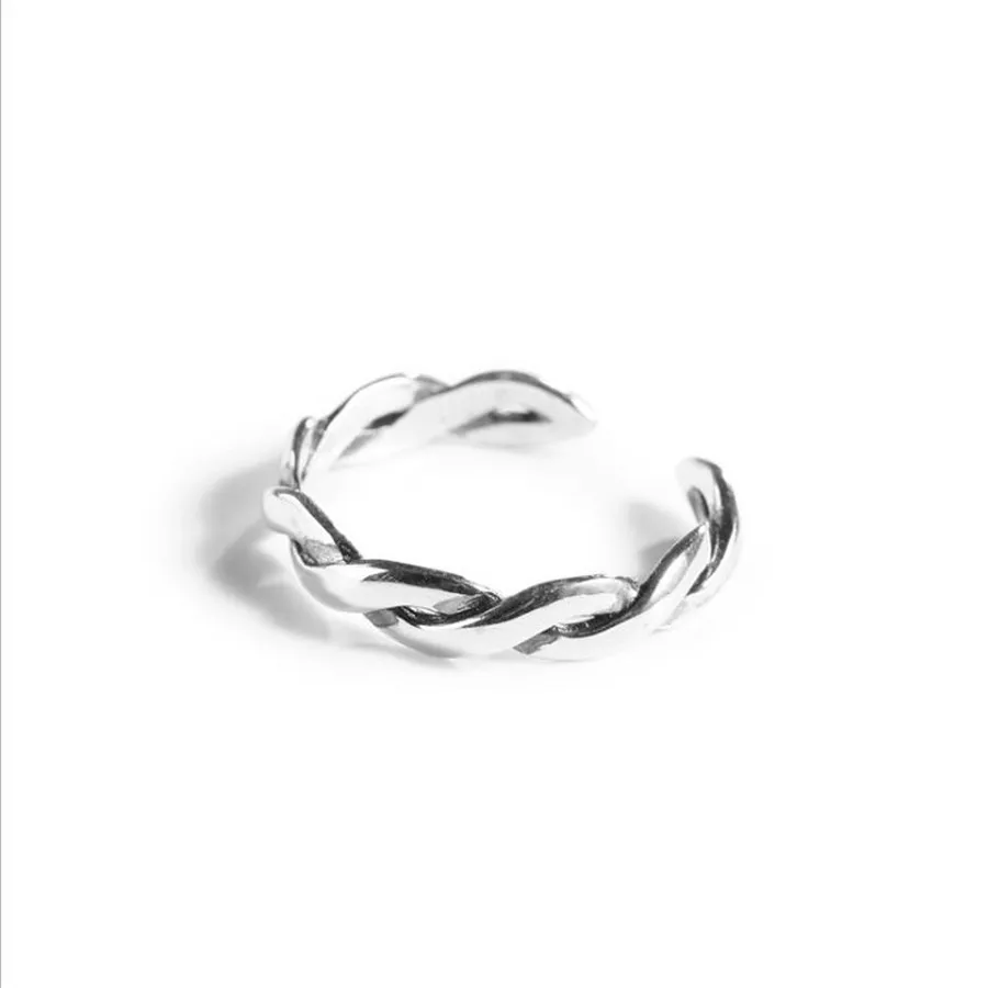 YIKUF88 s925 стерлингового серебра свадебное кольцо jewlelry класса люкс закручивания