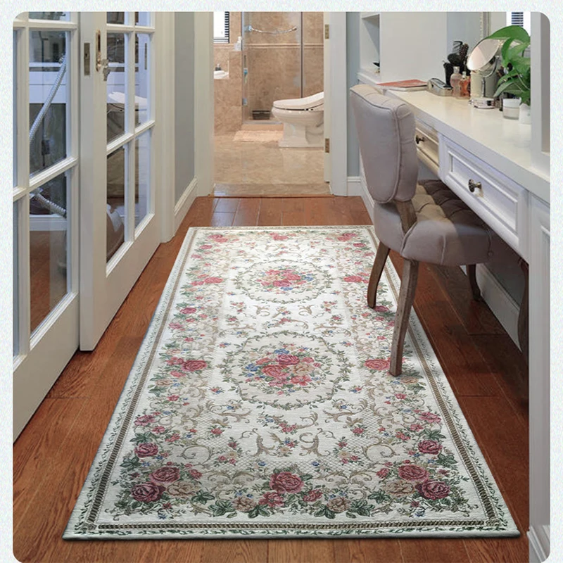 Pastoral Floral Pattern Chenille Material Home Carpet rug Corridor Living room Bedroom Outdoor Decorative Warm room
Pastoral Floral Pattern Chenille Material Home Carpet rug Corridor Living room Bedroom Outdoor Decorative Warm room