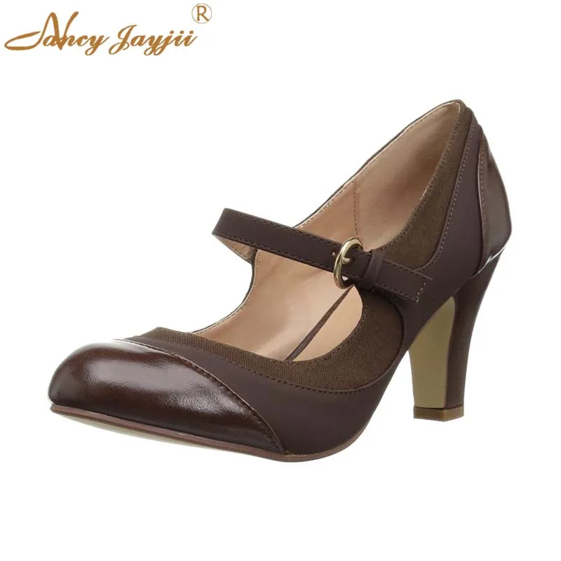 Nancayjayjii Women Shoes Ladies Pumps Solid Buckle Super Burgundy Brown High Spike heel Round Toe Casual Sexy Mature Party 2021
Nancayjayjii Women Shoes Ladies Pumps Solid Buckle Super Burgundy Brown High Spike heel Round Toe Casual Sexy Mature Party 2021