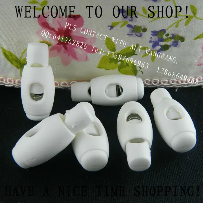 Free Shipping Wholesale High Quality Nylon Cord Lock 1 Hole white Nylon Bowling Stopper Spring Stopper 100 pcs/lot
Free Shipping Wholesale High Quality Nylon Cord Lock 1 Hole white Nylon Bowling Stopper Spring Stopper 100 pcs/lot