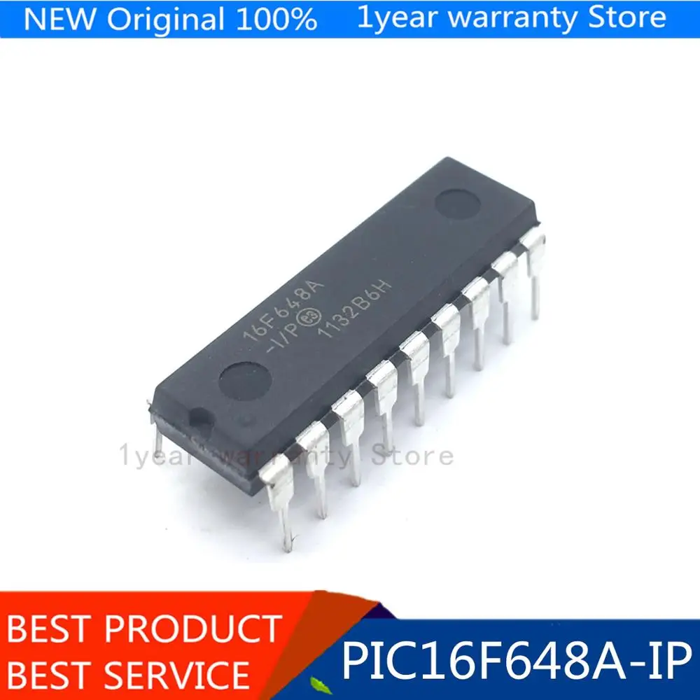 2pcs 10pcs 50pcs 100pcs/lots PIC16F648A-I/P PIC16F648A PIC16F648 16F648A-I/P DIP-18 In stock!
2pcs 10pcs 50pcs 100pcs/lots PIC16F648A-I/P PIC16F648A PIC16F648 16F648A-I/P DIP-18 In stock!