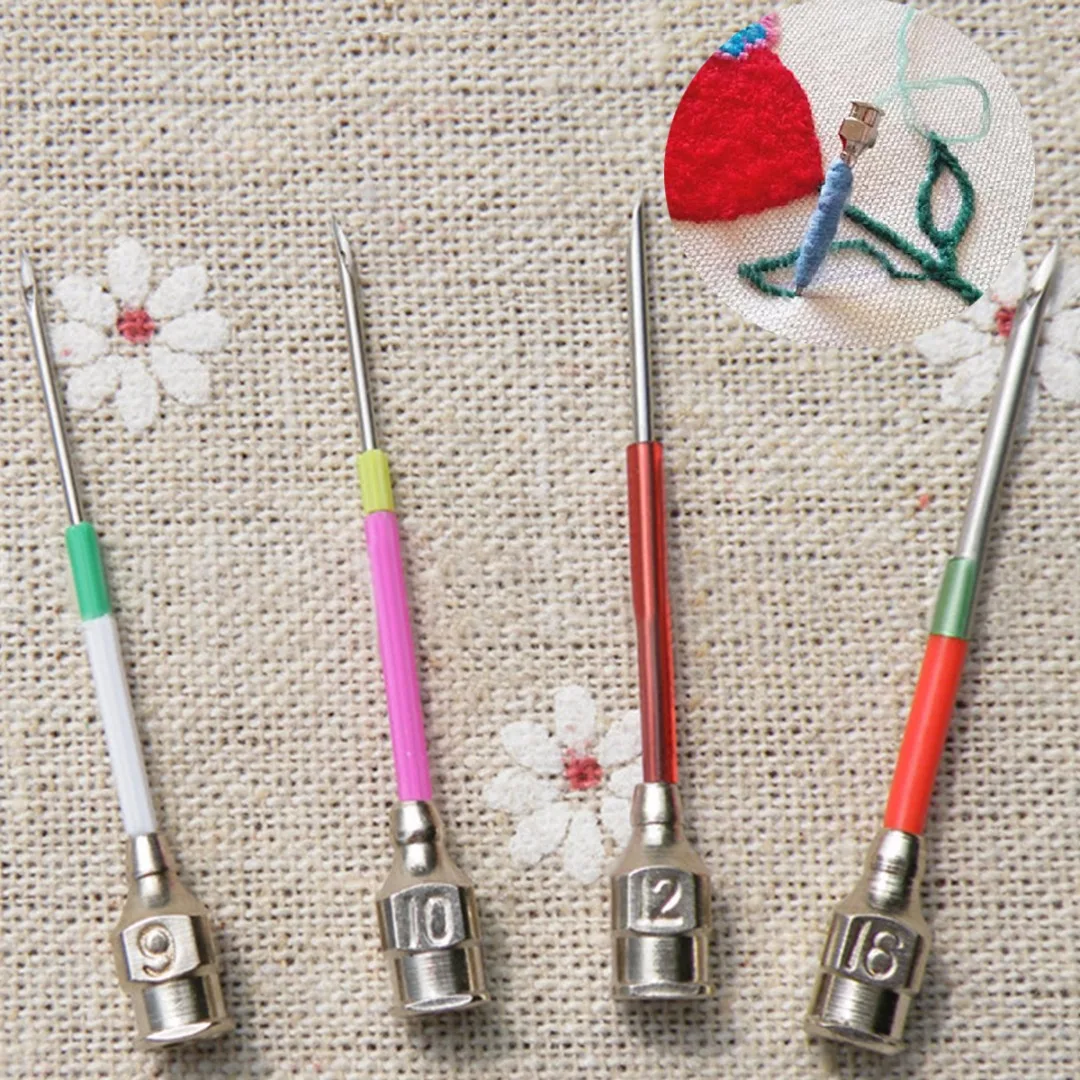 4pcs/set Newest Embroidery Stitching Punch Needle Handmade Sewing Tool 9# 10# 12# 16#
4pcs/set Newest Embroidery Stitching Punch Needle Handmade Sewing Tool 9# 10# 12# 16#