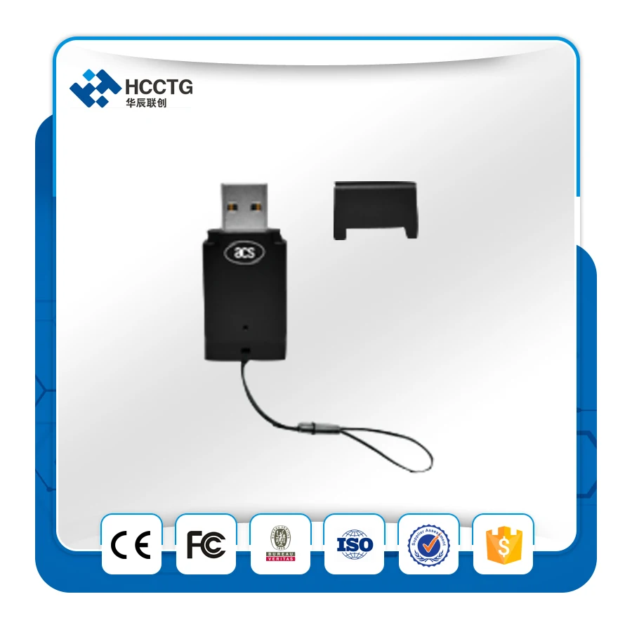 ISO 7816 SIM размер USB полноскоростной интерфейс считыватель смарт карт ACR39T A1|card