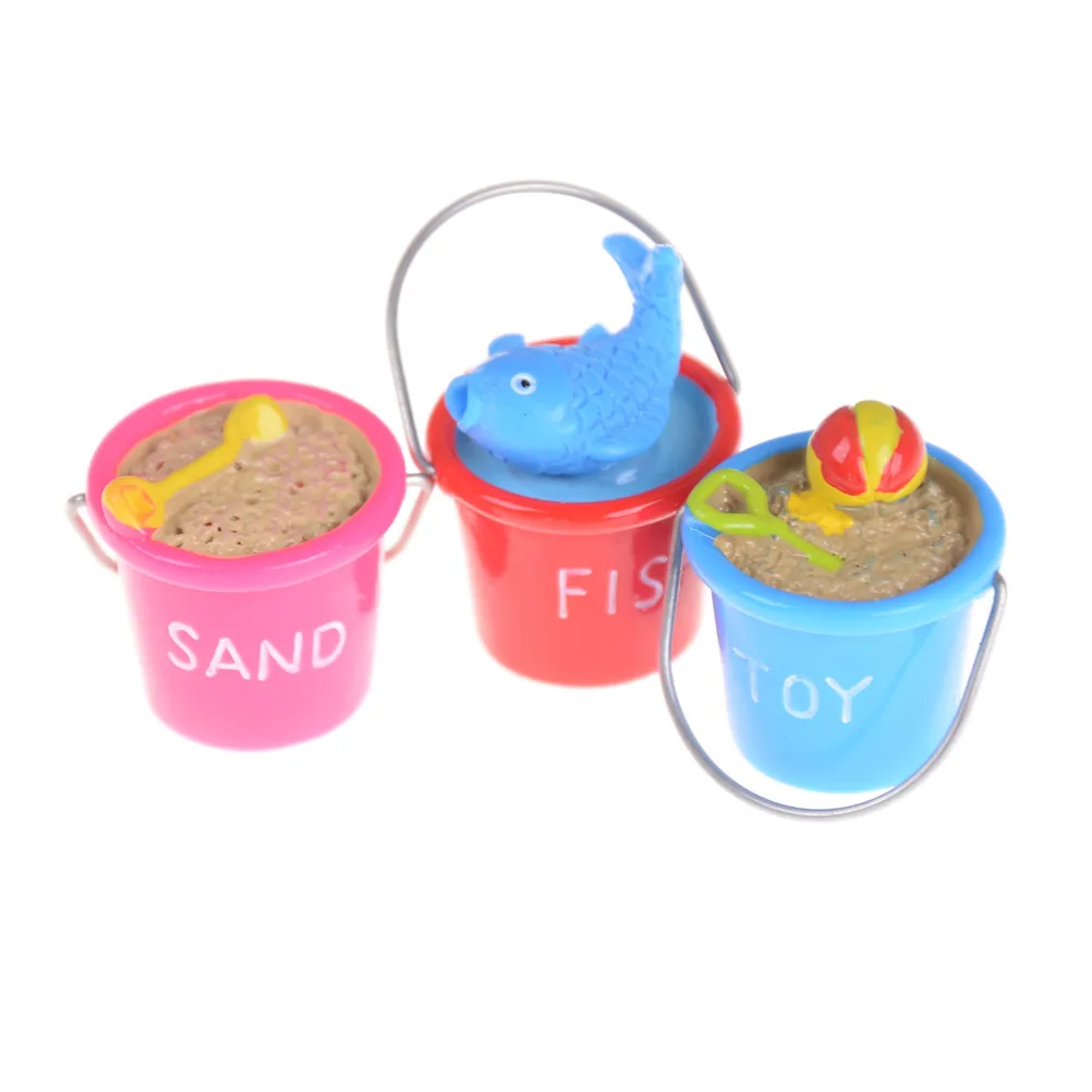 1:12 Dollhouse Mini Sand Beach Buckets Ornaments Miniature DIY Model Toys Scene Accessories Randomly 3 Styles
1:12 Dollhouse Mini Sand Beach Buckets Ornaments Miniature DIY Model Toys Scene Accessories Randomly 3 Styles
