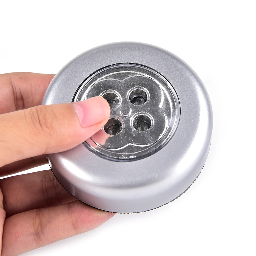 4 LED Wireless Cordless Touch Stick Wardrobe Touch Light Lamp Battery Powered Blub Wheels Shaped Mini Led Night Light Wall Lamp
4 LED Wireless Cordless Touch Stick Wardrobe Touch Light Lamp Battery Powered Blub Wheels Shaped Mini Led Night Light Wall Lamp