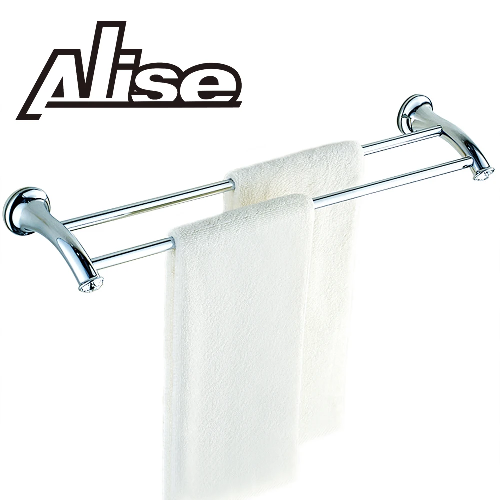 Alise Bathroom Double Towel Bar with Crystal Head Wall Mount Towel Hanging Holder 24-Inch Length,Stainless Steel Polished Chrome
Alise Bathroom Double Towel Bar with Crystal Head Wall Mount Towel Hanging Holder 24-Inch Length,Stainless Steel Polished Chrome